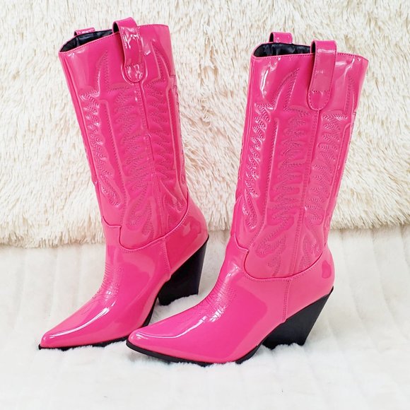 Cape Robbin Shoes - Hot Pink Western Cowboy Cowgirl Boots